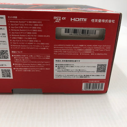 【中古品】 Nintendo Switch 2 マリオカート ワールド セット ニンテンドースイッチ2 日本語・国内専用 本体 BEE-S-KB6PA 035-261006-ns-06-teih 万代Net店