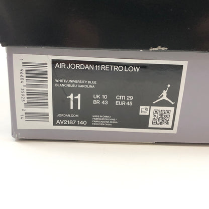 【中古美品】【メンズ】 NIKE ナイキ AIR JORDAN 11 LOW "CEMENT GREY" AV2187-140 エアジョーダン11 ロー セメントグレー スニーカー シューズ 靴 160-260615-hn-01-fur サイズ：29.0cm US11 カラー：グレー/ホワイト系 万代Net店