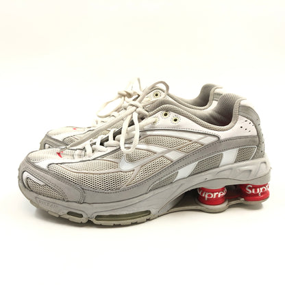 【現状渡し品】【メンズ】 SUPREME シュプリーム × NIKE ナイキ SHOX RIDE 2 DN1615-100 ショックス ライド2 スニーカー シューズ 靴 149-260615-hn-02-fur サイズ：26.0cm US8 カラー：ホワイト/グレーフォッグ/フラットプラチナム 万代Net店