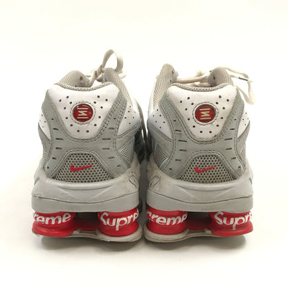 【現状渡し品】【メンズ】 SUPREME シュプリーム × NIKE ナイキ SHOX RIDE 2 DN1615-100 ショックス ライド2 スニーカー シューズ 靴 149-260615-hn-02-fur サイズ：26.0cm US8 カラー：ホワイト/グレーフォッグ/フラットプラチナム 万代Net店
