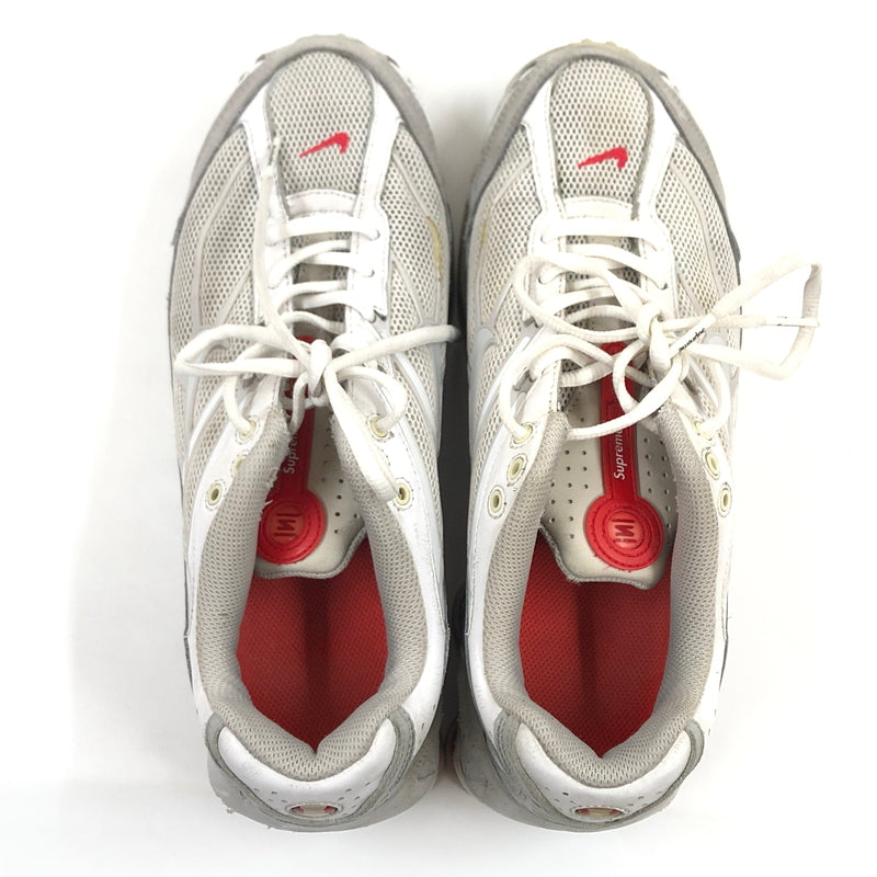 【現状渡し品】【メンズ】 SUPREME シュプリーム × NIKE ナイキ SHOX RIDE 2 DN1615-100 ショックス ライド2 スニーカー シューズ 靴 149-260615-hn-02-fur サイズ：26.0cm US8 カラー：ホワイト/グレーフォッグ/フラットプラチナム 万代Net店