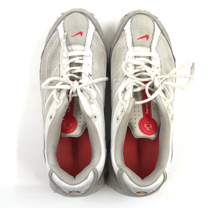 【現状渡し品】【メンズ】 SUPREME シュプリーム × NIKE ナイキ SHOX RIDE 2 DN1615-100 ショックス ライド2 スニーカー シューズ 靴 149-260615-hn-02-fur サイズ：26.0cm US8 カラー：ホワイト/グレーフォッグ/フラットプラチナム 万代Net店