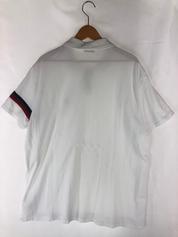 【中古品】【メンズ】 MONCLER モンクレール F10918A70900 84556 POLO SHIRT ポロシャツ 半袖 トップス 141-240823-na-7-tag サイズ：XXXL カラー：ホワイト 万代Net店