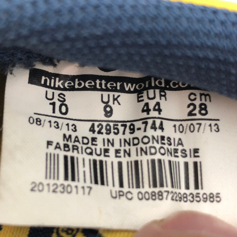 【中古品】【メンズ】 NIKE ナイキ 429579-744/2013年製/ACE 83 SL MICHIGAN 靴 スニーカー 160-250224-NS-7-iwa サイズ：28 カラー：イエロー ネイビー ホワイト 万代Net店