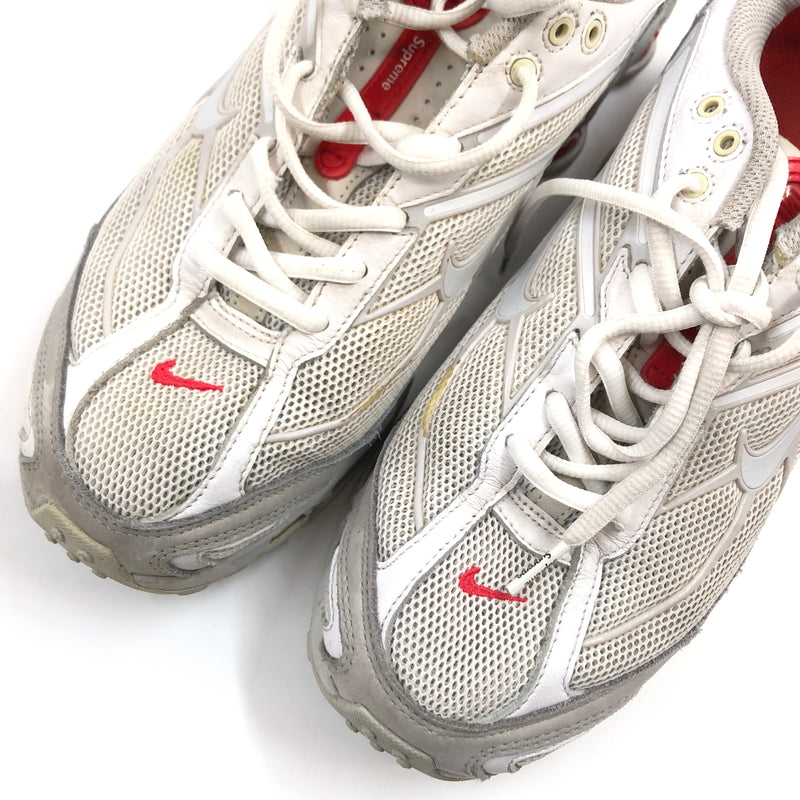 【現状渡し品】【メンズ】 SUPREME シュプリーム × NIKE ナイキ SHOX RIDE 2 DN1615-100 ショックス ライド2 スニーカー シューズ 靴 149-260615-hn-02-fur サイズ：26.0cm US8 カラー：ホワイト/グレーフォッグ/フラットプラチナム 万代Net店