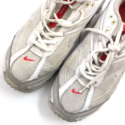 【現状渡し品】【メンズ】 SUPREME シュプリーム × NIKE ナイキ SHOX RIDE 2 DN1615-100 ショックス ライド2 スニーカー シューズ 靴 149-260615-hn-02-fur サイズ：26.0cm US8 カラー：ホワイト/グレーフォッグ/フラットプラチナム 万代Net店