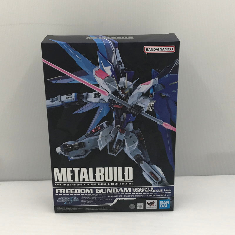 【中古美品】 バンダイ METAL BUILD 機動戦士ガンダムSEED フリーダムガンダム CONCEPT 2 SNOW SPARKLE Ver. 未開封 056-260831-ti-12-tagh 万代Net店