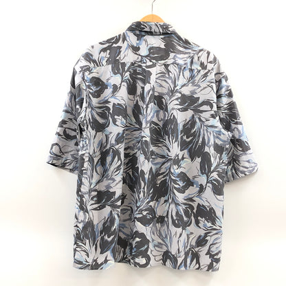 【中古品】【メンズ】 HARE ハレ ART S/S OPEN COLOR SHIRT HA020072AA アートショートスリーブ オープンカラーシャツ 半袖シャツ トップス 147-260615-hn-04-fur サイズ：L カラー：グレー系 万代Net店