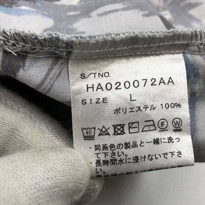 【中古品】【メンズ】 HARE ハレ ART S/S OPEN COLOR SHIRT HA020072AA アートショートスリーブ オープンカラーシャツ 半袖シャツ トップス 147-260615-hn-04-fur サイズ：L カラー：グレー系 万代Net店