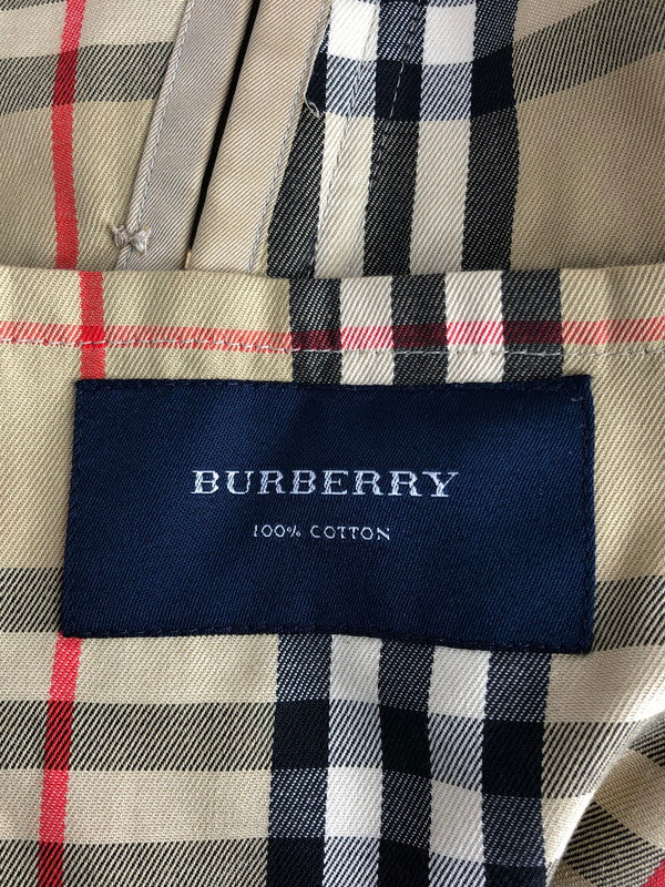 【中古品】【メンズ】  BURBERRY LONDON バーバリー ロンドン SOUTIEN COLLAR COAT ステンカラーコート アウター 141-240823-na-9-tag サイズ：下記参照 カラー：ベージュ 万代Net店