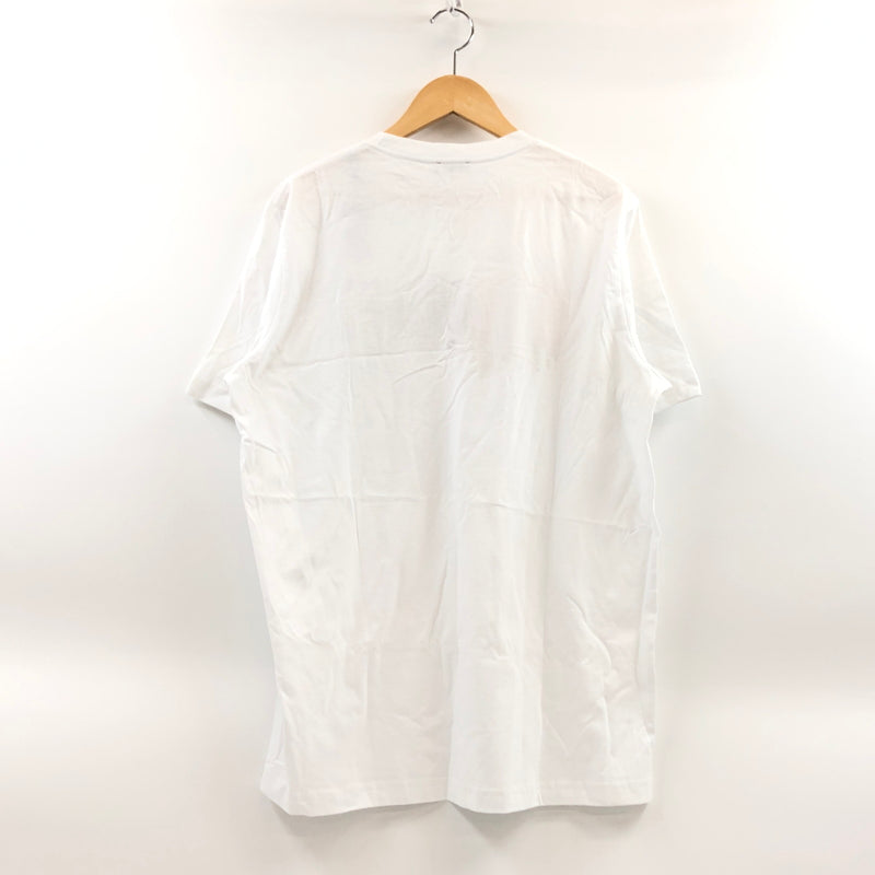 【中古美品】【メンズ】 DIESEL ディーゼル FRONT LOGO S/S TEE 00SH0I-0CATJ フロントロゴ 半袖Tシャツ トップス 141-260615-hn-05-fur サイズ：L カラー：ホワイト 万代Net店
