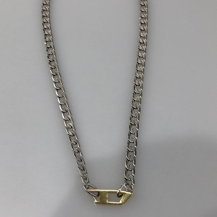 【中古品】【メンズ/レディース】 DIESEL ディーゼル チェーンネックレス ディーゼル 192-260302-SY-04-iwa 万代Net店