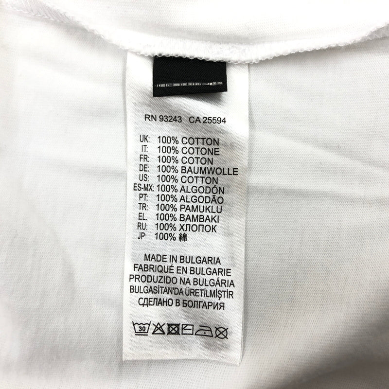 【中古美品】【メンズ】 DIESEL ディーゼル FRONT LOGO S/S TEE 00SH0I-0CATJ フロントロゴ 半袖Tシャツ トップス 141-260615-hn-05-fur サイズ：L カラー：ホワイト 万代Net店