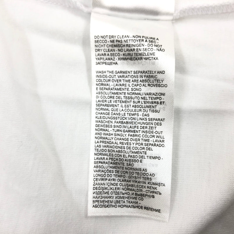 【中古美品】【メンズ】 DIESEL ディーゼル FRONT LOGO S/S TEE 00SH0I-0CATJ フロントロゴ 半袖Tシャツ トップス 141-260615-hn-05-fur サイズ：L カラー：ホワイト 万代Net店