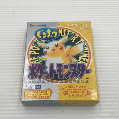 【中古品】 任天堂 GBソフト ポケットモンスター ピカチュウ DMG-P-APSJ(JPN) 開封済み 動作確認済 箱イタミ・カビの付着あり 023-260901-ti-01-tagh 万代Net店