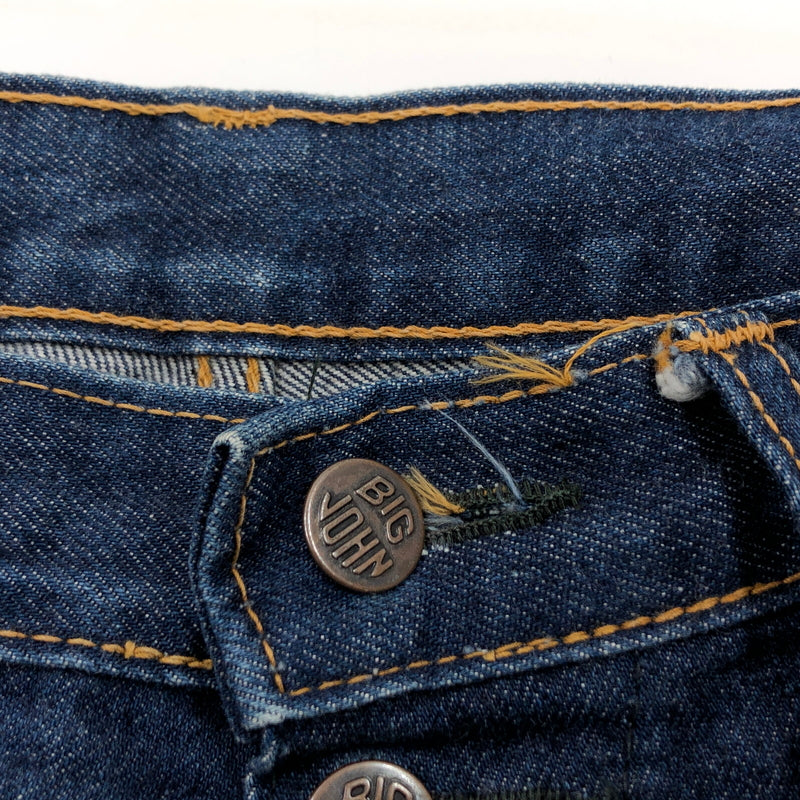 【中古品】【メンズ】 BIG-JOHN ビッグジョン DENIM BELL BOTTOMS LOT340 ベルボトム デニムパンツ ボトムス 157-260615-hn-06-fur サイズ：30×33 カラー：インディゴ 万代Net店