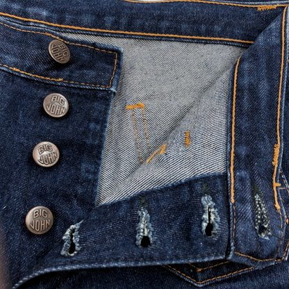 【中古品】【メンズ】 BIG-JOHN ビッグジョン DENIM BELL BOTTOMS LOT340 ベルボトム デニムパンツ ボトムス 157-260615-hn-06-fur サイズ：30×33 カラー：インディゴ 万代Net店