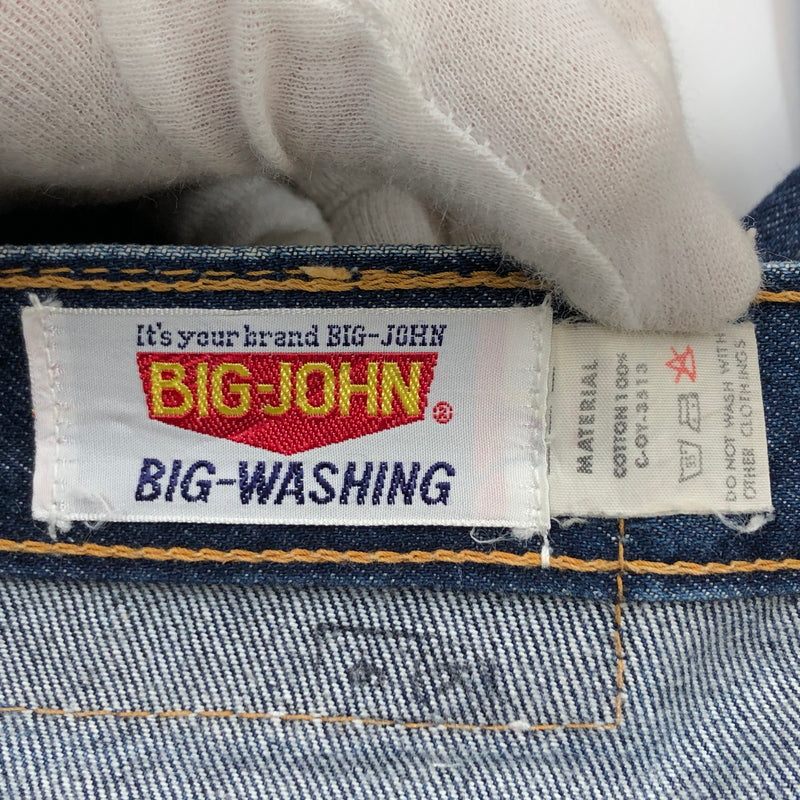 【中古品】【メンズ】 BIG-JOHN ビッグジョン DENIM BELL BOTTOMS LOT340 ベルボトム デニムパンツ ボトムス 157-260615-hn-06-fur サイズ：30×33 カラー：インディゴ 万代Net店