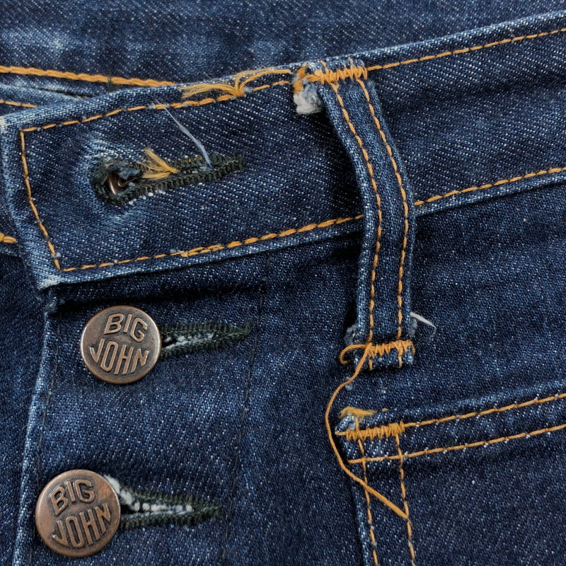 【中古品】【メンズ】 BIG-JOHN ビッグジョン DENIM BELL BOTTOMS LOT340 ベルボトム デニムパンツ ボトムス 157-260615-hn-06-fur サイズ：30×33 カラー：インディゴ 万代Net店