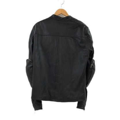 【現状渡し品】【メンズ】 DEGNER デグナー シングルライダースジャケット レザー アウター 140-251015-hn-01-fur サイズ：L カラー：ブラック 万代Net店