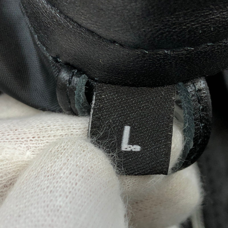 【現状渡し品】【メンズ】 DEGNER デグナー シングルライダースジャケット レザー アウター 140-251015-hn-01-fur サイズ：L カラー：ブラック 万代Net店