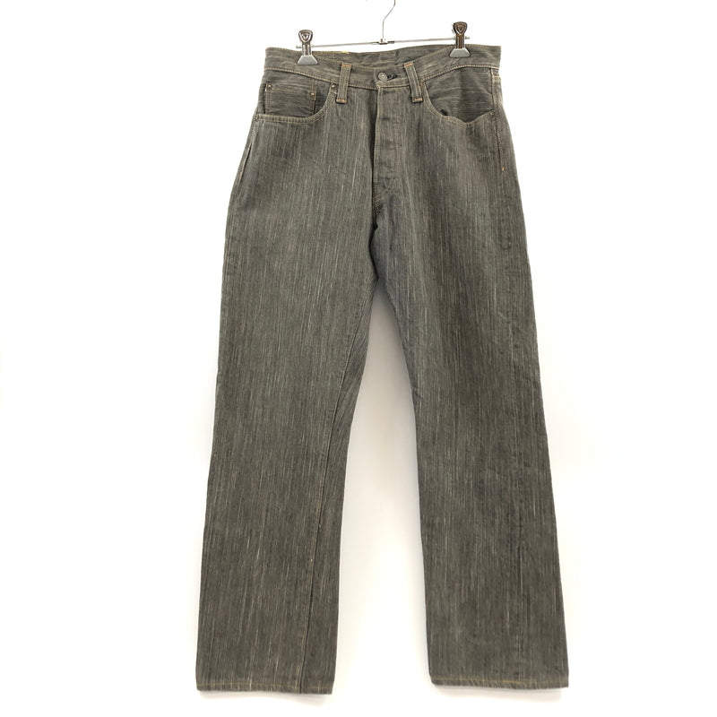 【中古品】【メンズ】 SUGAR CANE シュガーケーン BUTTON FLY DENIM PANT 砂糖黍 柿渋染 ボタンフライ デニムパンツ ボトムス 156-260615-hn-07-fur サイズ：31×34 カラー：グレー系 万代Net店
