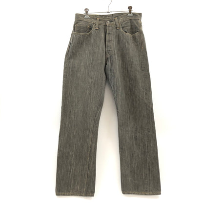 【中古品】【メンズ】 SUGAR CANE シュガーケーン BUTTON FLY DENIM PANT 砂糖黍 柿渋染 ボタンフライ デニムパンツ ボトムス 156-260615-hn-07-fur サイズ：31×34 カラー：グレー系 万代Net店