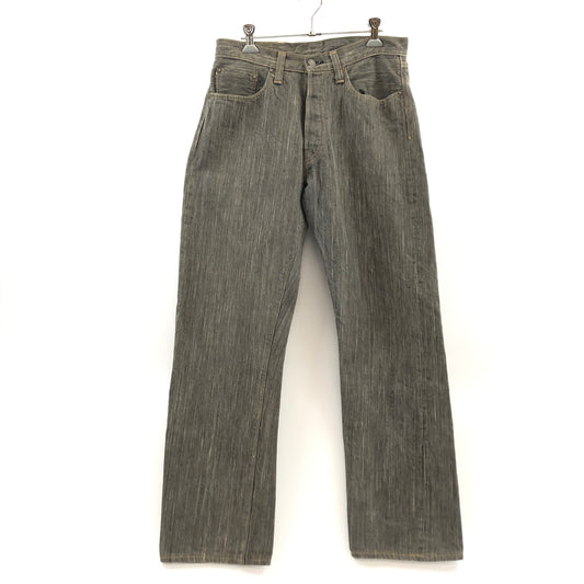 【中古品】【メンズ】 SUGAR CANE シュガーケーン BUTTON FLY DENIM PANT 砂糖黍 柿渋染 ボタンフライ デニムパンツ ボトムス 156-260615-hn-07-fur サイズ：31×34 カラー：グレー系 万代Net店