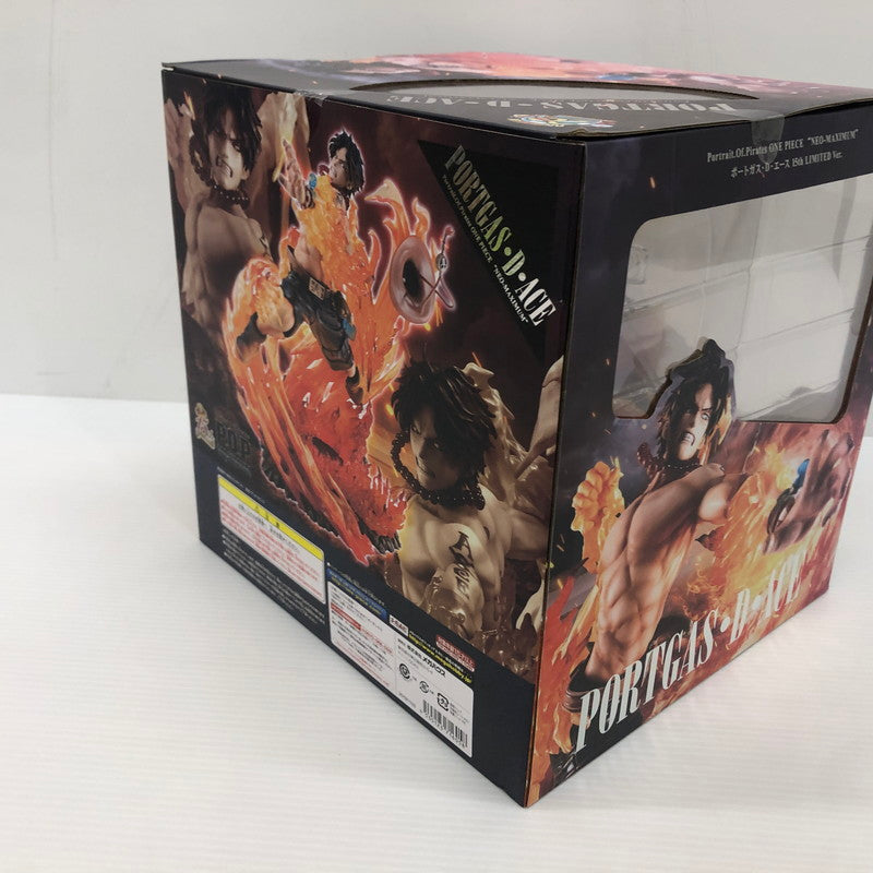 【中古品】 P.O.P ワンピース“NEO-MAXIMUM” ポートガス・D・エース 15th LIMITED Ver. フィギュア 047-260813-ns-12-tei 万代Net店
