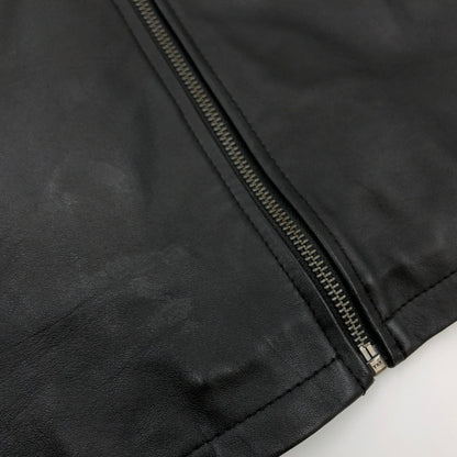 【現状渡し品】【メンズ】 DEGNER デグナー シングルライダースジャケット レザー アウター 140-251015-hn-01-fur サイズ：L カラー：ブラック 万代Net店