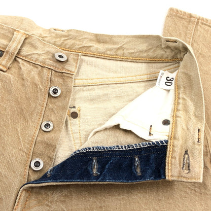 【現状渡し品】【メンズ】 WAREHOUSE ウエアハウス HELLER'S CAFE ヘラーズカフェ コットンパンツ ボトムス 156-251015-hn-02-fur サイズ：30 カラー：ベージュ 万代Net店