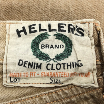 【現状渡し品】【メンズ】 WAREHOUSE ウエアハウス HELLER'S CAFE ヘラーズカフェ コットンパンツ ボトムス 156-251015-hn-02-fur サイズ：30 カラー：ベージュ 万代Net店