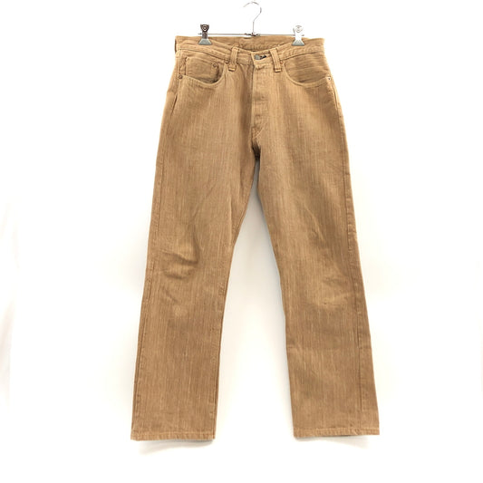 【中古品】【メンズ】 SUGAR CANE シュガーケーン BUTTON FLY DENIM PANT 砂糖黍 柿渋染 ボタンフライ デニムパンツ ボトムス 156-260615-hn-09-fur サイズ：32×34 カラー：ブラウン 万代Net店