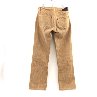 【中古品】【メンズ】 SUGAR CANE シュガーケーン BUTTON FLY DENIM PANT 砂糖黍 柿渋染 ボタンフライ デニムパンツ ボトムス 156-260615-hn-09-fur サイズ：32×34 カラー：ブラウン 万代Net店