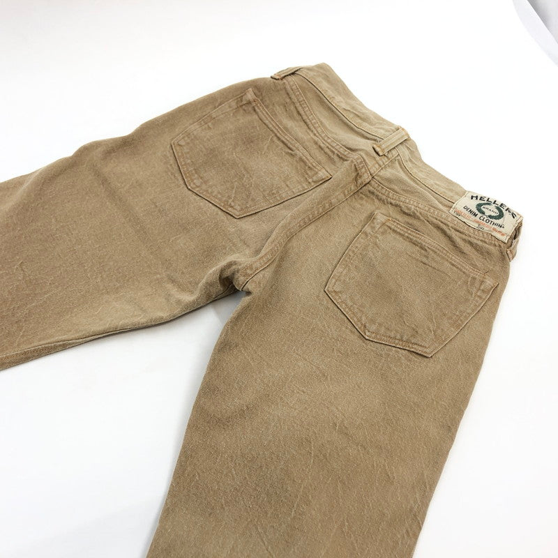 【現状渡し品】【メンズ】 WAREHOUSE ウエアハウス HELLER'S CAFE ヘラーズカフェ コットンパンツ ボトムス 156-251015-hn-02-fur サイズ：30 カラー：ベージュ 万代Net店