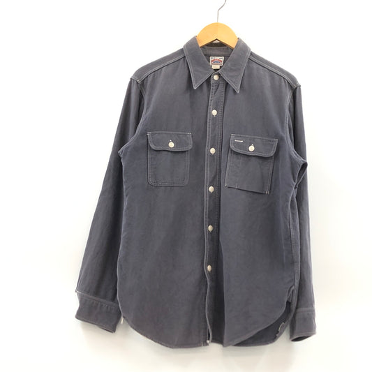 【中古品】【メンズ】 JOE MCCOY ジョーマッコイ 8HOUR UNION SANFORIZED L/S SHIRT エイトアワーユニオン サンフォライズド 長袖シャツ トップス 146-260615-hn-10-fur サイズ：15 カラー：グレー 万代Net店