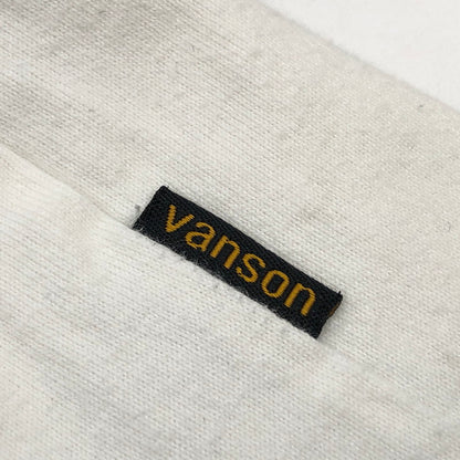 【中古品】【メンズ】 VANSON バンソン L/S Tee 長袖Tシャツ 重ね着風 トップス 145-260318-hn-03-fur サイズ：XL カラー：ホワイト/ブラック 万代Net店
