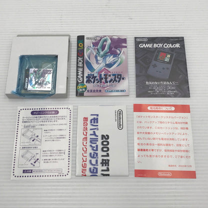 【中古品】 任天堂 GBCソフト ポケットモンスター クリスタルバージョン CGB-P-BXTJ(JPN) 開封済み 動作確認済 バックアップ電池の状態未確認 023-260901-ti-04-tagh 万代Net店