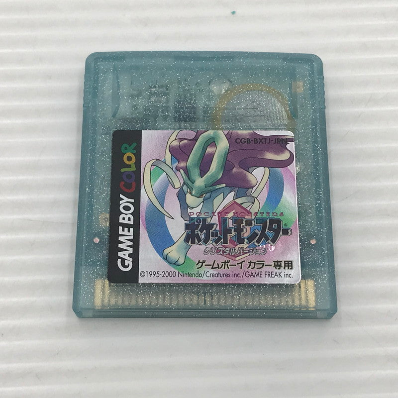 【中古品】 任天堂 GBCソフト ポケットモンスター クリスタルバージョン CGB-P-BXTJ(JPN) 開封済み 動作確認済 バックアップ電池の状態未確認 023-260901-ti-04-tagh 万代Net店