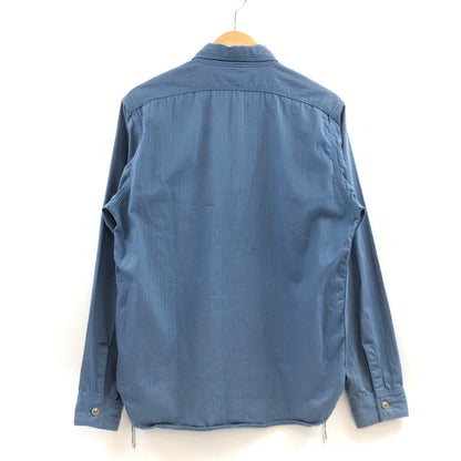 【中古品】【メンズ】 JOE MCCOY ジョーマッコイ 8HOUR UNION WORK SHIRT エイトアワーユニオン ワークシャツ 長袖シャツ トップス 145-260615-hn-11-fur サイズ：16 カラー：ブルー系 万代Net店