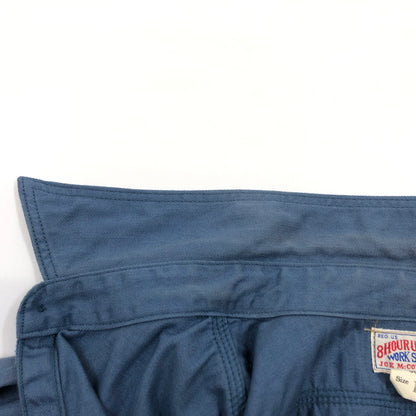 【中古品】【メンズ】 JOE MCCOY ジョーマッコイ 8HOUR UNION WORK SHIRT エイトアワーユニオン ワークシャツ 長袖シャツ トップス 145-260615-hn-11-fur サイズ：16 カラー：ブルー系 万代Net店