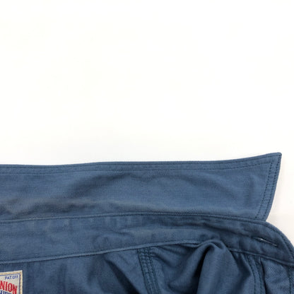 【中古品】【メンズ】 JOE MCCOY ジョーマッコイ 8HOUR UNION WORK SHIRT エイトアワーユニオン ワークシャツ 長袖シャツ トップス 145-260615-hn-11-fur サイズ：16 カラー：ブルー系 万代Net店