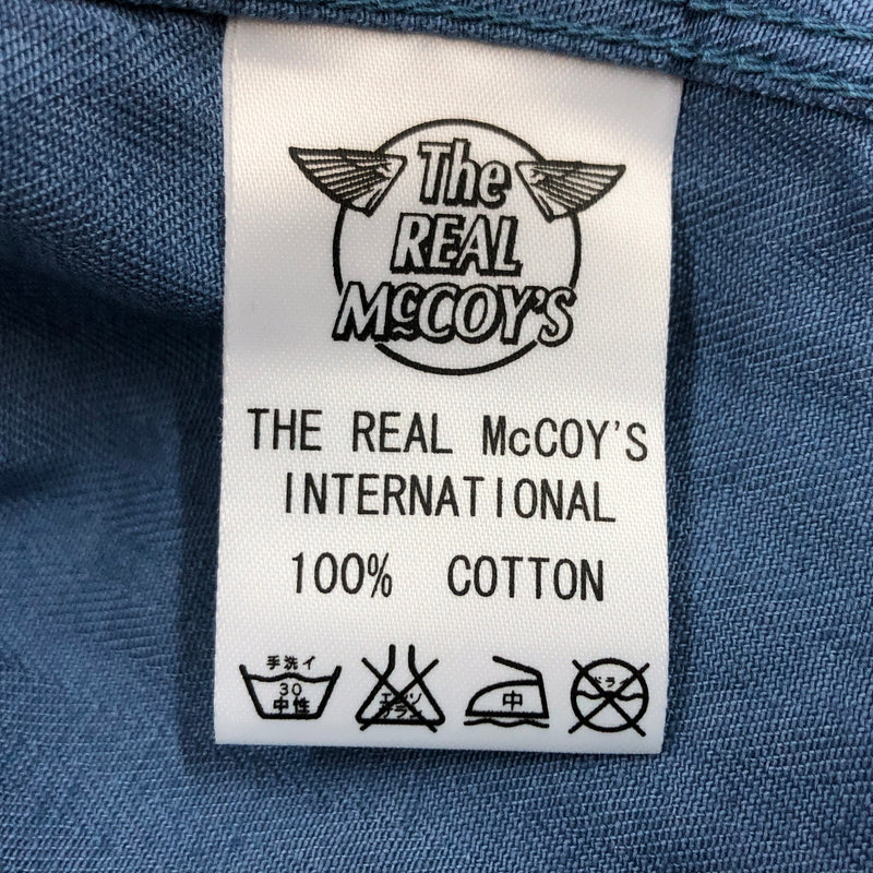 【中古品】【メンズ】 JOE MCCOY ジョーマッコイ 8HOUR UNION WORK SHIRT エイトアワーユニオン ワークシャツ 長袖シャツ トップス 145-260615-hn-11-fur サイズ：16 カラー：ブルー系 万代Net店