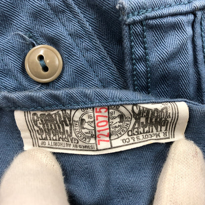 【中古品】【メンズ】 JOE MCCOY ジョーマッコイ 8HOUR UNION WORK SHIRT エイトアワーユニオン ワークシャツ 長袖シャツ トップス 145-260615-hn-11-fur サイズ：16 カラー：ブルー系 万代Net店