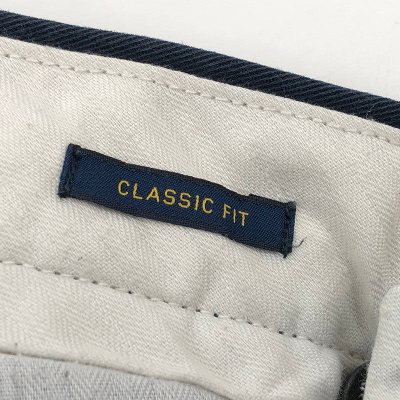 【現状渡し品】【メンズ】 POLO RALPH LAUREN ポロ・ラルフローレン CLASSIC FIT CHINO PANT クラシックフィット チノパンツ ボトムス 158-260103-hn-01-fur サイズ：32/30 カラー：ネイビー 万代Net店