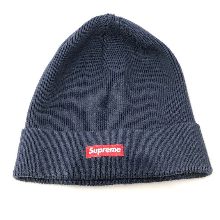 【中古品】Supreme シュプリーム ネイビー ニット帽 ビーニー 149-260304-SY-07-iwa 万代Net店