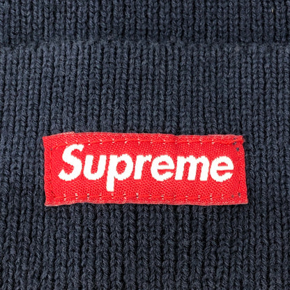 【中古品】Supreme シュプリーム ネイビー ニット帽 ビーニー 149-260304-SY-07-iwa 万代Net店