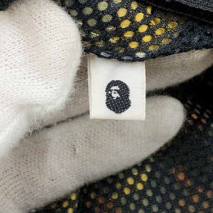 【現状渡し品】【メンズ】 A BATHING APE アベイシングエイプ ×PEEL SLOWLY AND SEE ピールスローリーアンドシー NYLON JACKET ナイロンジャケット アウター 142-260615-hn-12-fur サイズ：M カラー：イエロー/ブラウン系 万代Net店