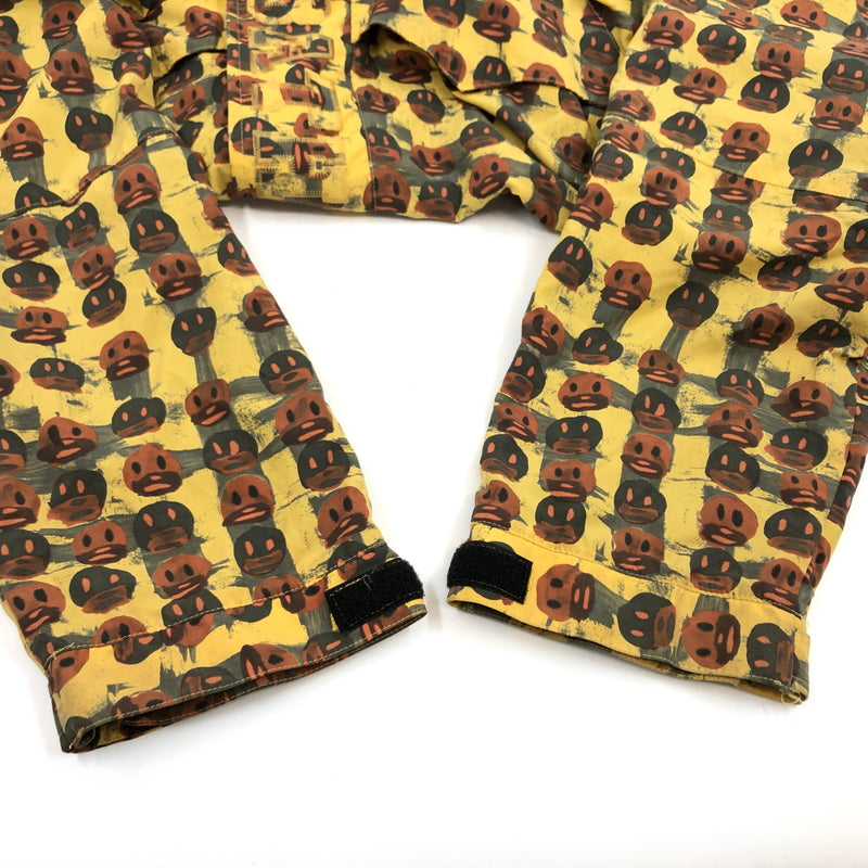 【現状渡し品】【メンズ】 A BATHING APE アベイシングエイプ ×PEEL SLOWLY AND SEE ピールスローリーアンドシー NYLON JACKET ナイロンジャケット アウター 142-260615-hn-12-fur サイズ：M カラー：イエロー/ブラウン系 万代Net店