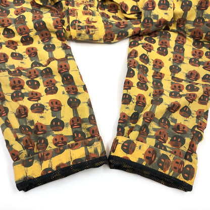 【現状渡し品】【メンズ】 A BATHING APE アベイシングエイプ ×PEEL SLOWLY AND SEE ピールスローリーアンドシー NYLON JACKET ナイロンジャケット アウター 142-260615-hn-12-fur サイズ：M カラー：イエロー/ブラウン系 万代Net店